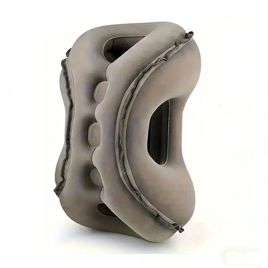 Upgraded Inflatable Air Cushion Travel Pillow Headrest Chin Support Cushions for Airplane Plane Car Office Rest Neck Nap Pillows